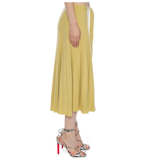 3.1 Phillip Lim pleated wool-blend midi skirt - Picture 2 of 8